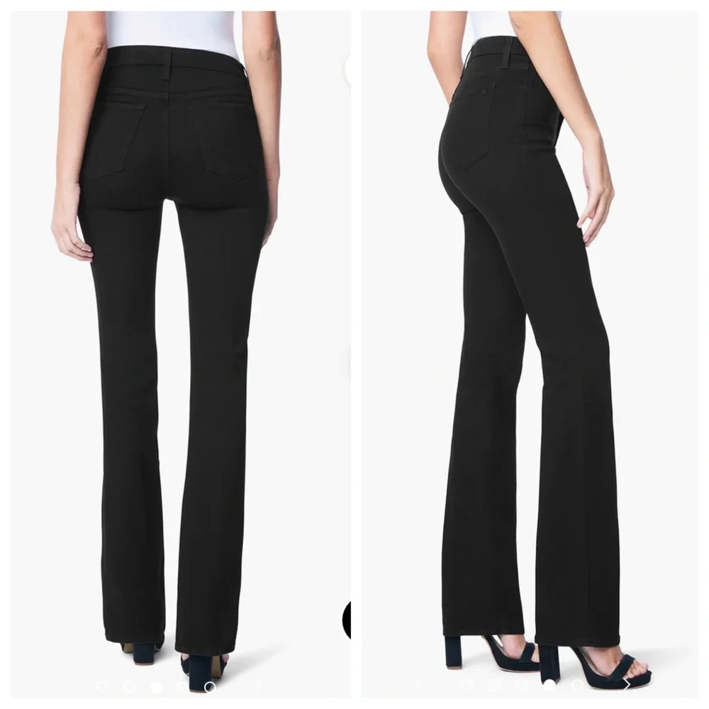 JOE’s THE HI (RISE) HONEY HIGH RISE CURVY BOOTCUT Black Jean Sz 28 - Picture 2 of 7